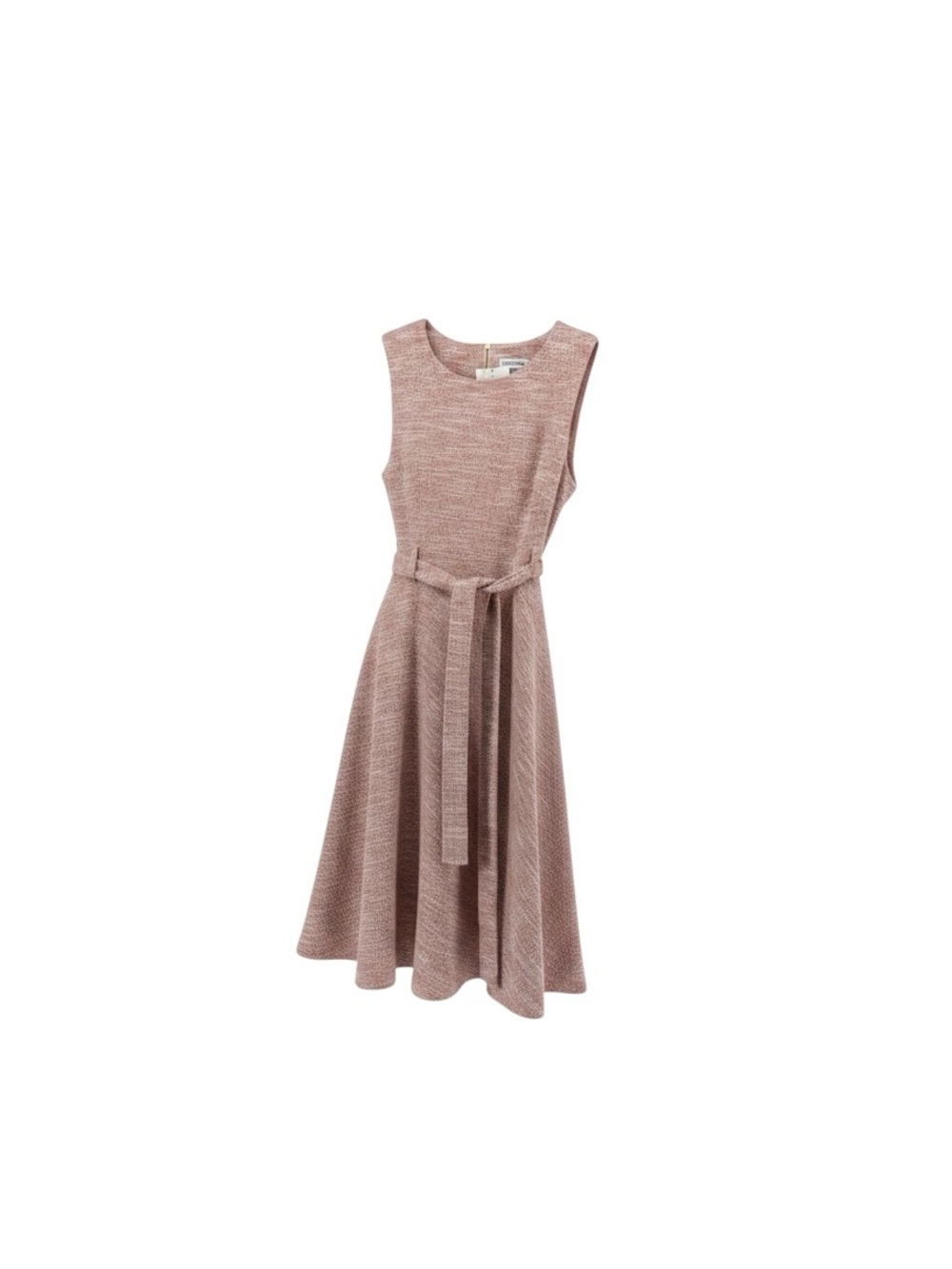 New Calvin Klein Sleeveless Hi‑Low Knit Dress in Dusty Rose retail $159 size 14